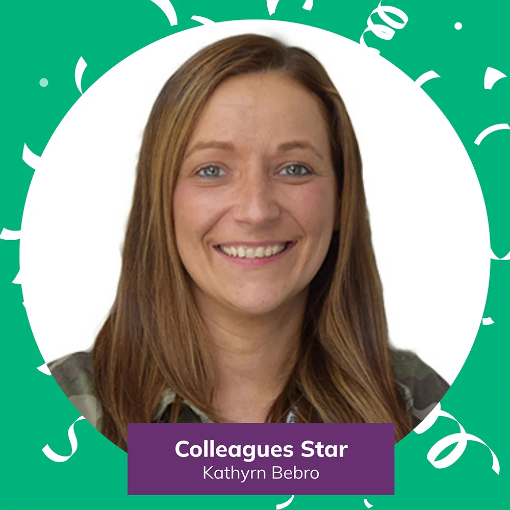 Star of the Month April 2025 Kathryn Bebro