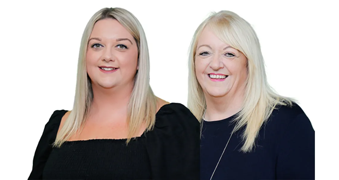 Lauren and Helen Happy Client News