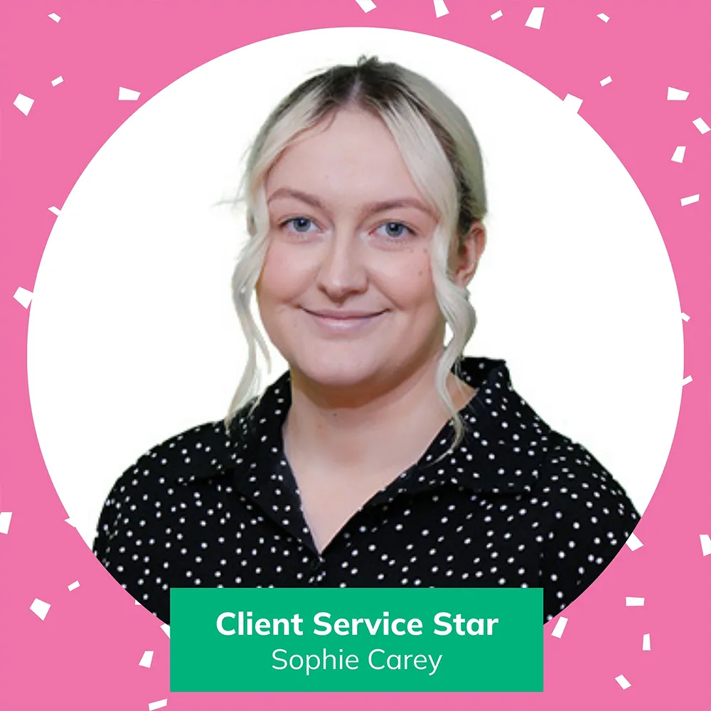 Star of the Month April 2025 Sophie Carey